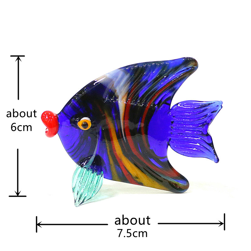 Murano Glass Sea Fish Mini Fig - Marine Aquarium Home 评论和价格