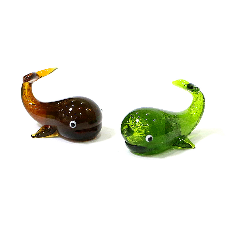 Murano Glass Whale Miniature F - Marine Aquarium Home 评论和价格