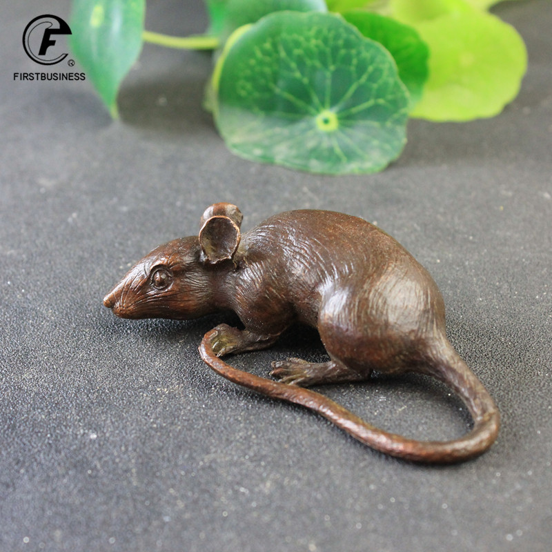 Heavy Brass BIG Rat Mouse Figu - Marine Aquarium All In One 评论和价格