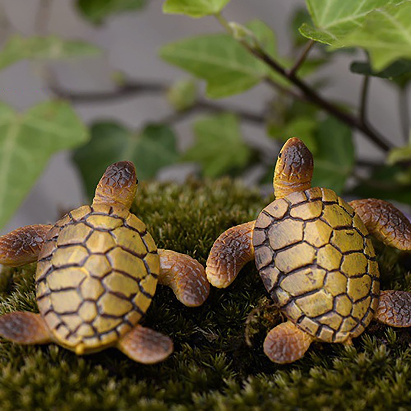1PC Mini Sea Turtle Model Resi - Marine Aquarium All In One 评论和价格