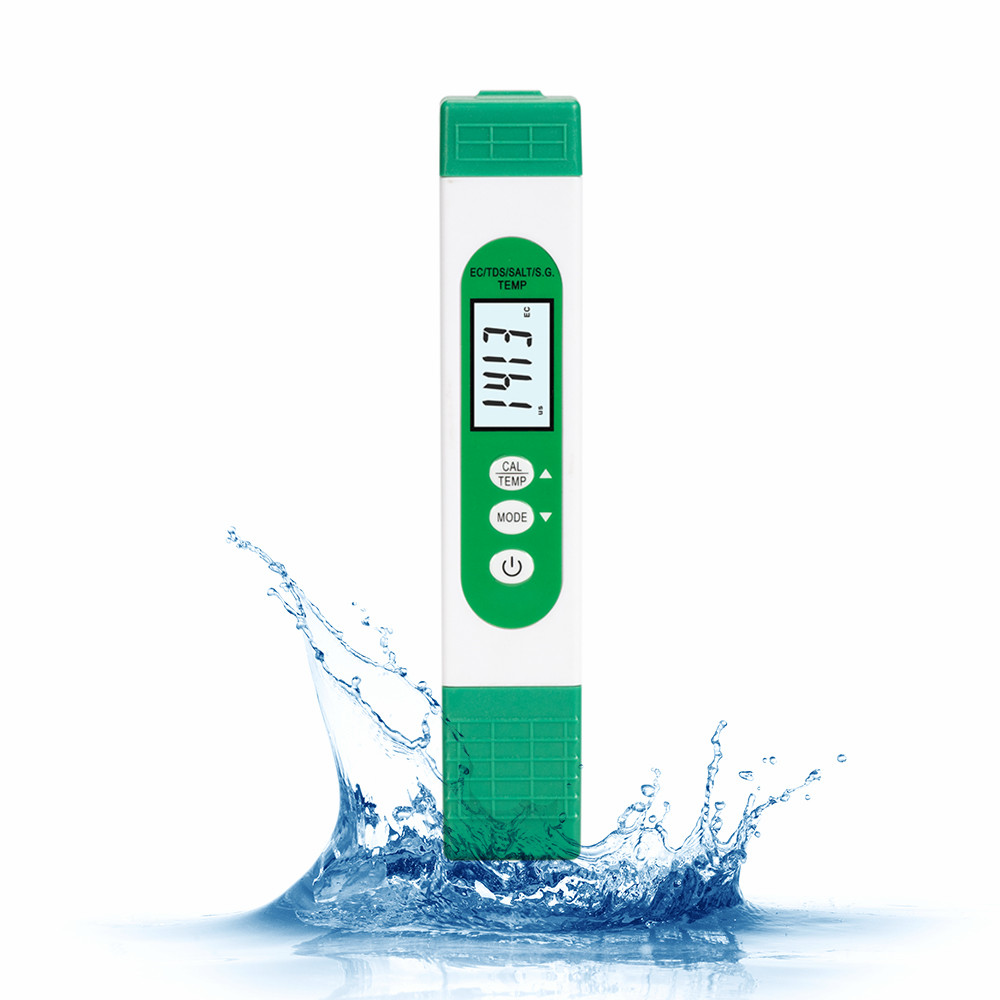 5 in 1 TDS EC SALT S.G TEMP Wa - Aquarium Marine Salt 评论和价格