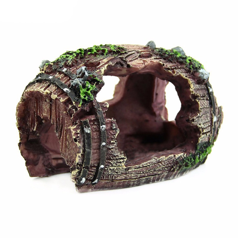 Aquarium Artificial Barrel Cav - Marine Aquarium All In One 评论和价格